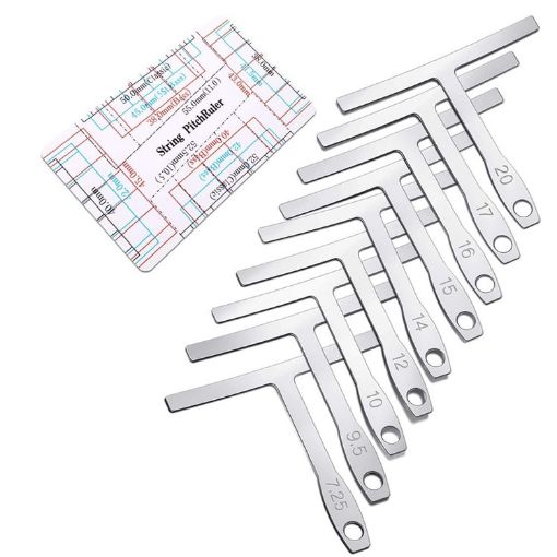 T-Type Guitar Ruler + String High Ruler Repair Measuring Tools - 1