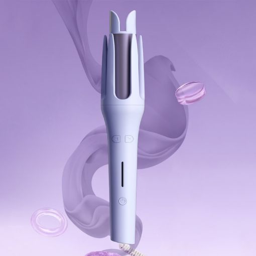 32mm RD-2118 Automatic Hair Curler, Electric Rotary, CN Plug - Purple - 1