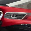 Chevrolet Corvette C8 Lift Button Sticker Set Black - 2pcs LHD - 6