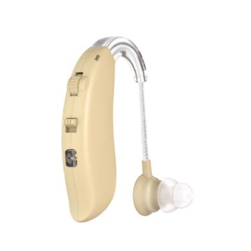 GM-301 Rechargeable Hearing Aid Sound Amplifier, Skin Color, No Bluetooth - 1
