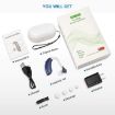 GM-105 Blue Ear-hook Rechargeable Hearing Aids, Noise Cancelling, EU Plug - 7