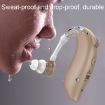 GM-105 Blue Ear-hook Rechargeable Hearing Aids, US Plug, Noise Cancelling - 5