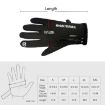 HUNTRANGE A022 Waterproof Touch Screen Riding Gloves, Size M, Black - 6