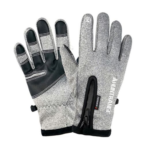 HUNTRANGE A022 XL Gray Waterproof Touch Screen Riding Gloves - 1