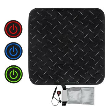 USB Charging Intelligent Heating Cushion - Thermostatic, Black - 1