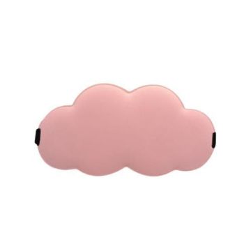 Pink 3D Cloud Eye Mask - Ice Silk Memory Foam Sleep Comfort Mask - 1