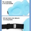 Purple 3D Cloud Eye Mask - Ice Silk & Memory Foam for Sleep Comfort - 5