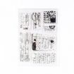 Vintage Botanical Arrangement Silicone Stamp Set - 5 PCS (English) - 1