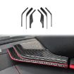 Chevrolet Corvette C8 A-Pillar Speaker Stickers 6pcs Set Black - 2