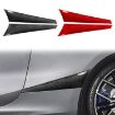 BMW 8 Series G14 2019-2022 Rear Fender Stickers 2pcs Set Black - 2