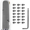 21pcs Xiaomi Mijia M365 Pro Battery Compartment Screws White - 3