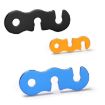 10pcs Black Aluminum Alloy S-shaped Umbrella Rope Buckle for Outdoors - 2