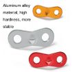 10pcs Silver Aluminum Tent Rope Buckle for Camping Canopy Adjustment - 5