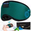 Bluetooth 5.2 Sleep Eye Mask with Music Headphones - Black - 2