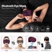 Bluetooth 5.2 Sleep Eye Mask with Music Headphones - Black - 3