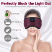 Bluetooth 5.2 Sleep Eye Mask with Music Headphones - Black - 5