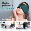 Bluetooth 5.2 Sleep Eye Mask with Music Headphones - Black - 6