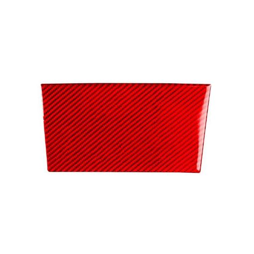 BMW 8 Series G14 RHD Central Control Storage Box Sticker Red 2019-2024 - 1