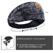 Wireless Sleep Headphones Headband for Yoga Running Meditation (Deep Blue) - 3