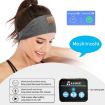 Bluetooth Headband Headphones Sleep Mask for Side Sleepers - Hemp Gray - 2