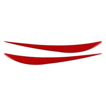 BMW 8 Series G14 Headlight Eyebrow Sticker Red 2019-2024 2pcs Set - 1