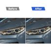 BMW 8 Series G14 Headlight Eyebrow Sticker Red 2019-2024 2pcs Set - 6