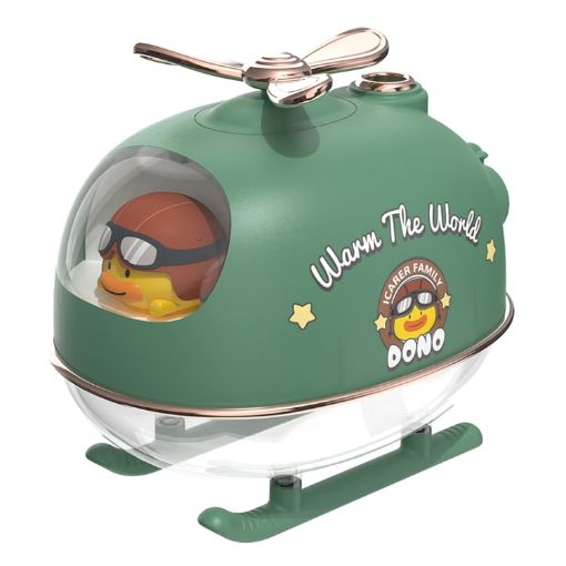 ICARER FAMILY IFJSQ07 Green Cartoon Nano Spray Night Light Humidifier - 1