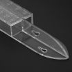 Transparent Plastic Outdoor Rain Gauge Measuring Tool (25x4.5x2.7cm) - 4