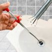 160cm Multifunctional Four-claw Grapple Bendable Hose Sewer Dredge - 2