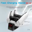 PS5 SYP-1018 Dual Dock Gamepad Charger with LED Indicator - 4
