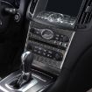 Infiniti G35/G37/G25/Q60 Console CD AC Switch Panel Sticker Black - 6
