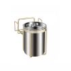 Wall-mounted Stainless Steel Ashtray with Smoke Buckle, No Punching Needed - 1