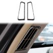 Infiniti G35/G37/G25/Q60 Defogger Air Outlet Sticker Set (Black) - 2