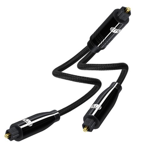 EMK 1 to 2 Audio Optical Digital Cable - 1.5m + 1m Length - 1
