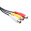 USB to 3 RCA AV Audio Cable, 1 Male 3 Female, 1.5m Length - 2