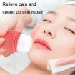2pcs L-03-01 Face Ice Roller Massage Tray - Rose Red Silicone - 4