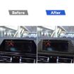 BMW 8 Series G14 RHD Navigation Screen Frame Sticker Red 2019-2024 - 6