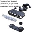 SF31 Bicycle Smart Brake Taillight USB LED Alerter for Night Riding (Black) - 3