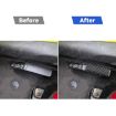 Chevrolet Corvette C8 Car Door Lock Switch Sticker Set - Black (2pcs) - 5
