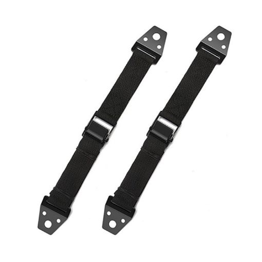 TV & Furniture Anti Tip Straps - Baby Safety Lock, 2pcs, 2.5x80cm, Black - 1