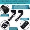TV & Furniture Anti Tip Straps - Baby Safety Lock, 2pcs, 2.5x80cm, Black - 3