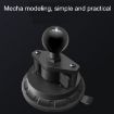Black Car Windshield Dashboard Phone Holder with Ball Head Suction Cup - 3