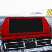 BMW 8 Series G14 LHD 2019-2024 Nav Screen Frame Sticker Black 2pcs - 7