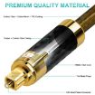EMK GM/A8.0 Digital Optical Fiber Audio Cable 8m Transparent Coffee - 3