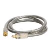EMK YL/B 1.5m Transparent Gray Optical Fiber Audio Cable Square to Square - 2