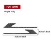 BMW 8 Series G14 2019-2024 Rear Fog Light Eyebrow Sticker Red 2pcs - 3