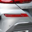BMW 8 Series G14 2019-2024 Rear Fog Light Eyebrow Sticker Red 2pcs - 7
