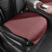 Red Flip-fur Car Cushion - Breathable Ventilation for All Seasons - 1