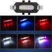 Motorcycle Bicycle Charging Strobe Warning Tail Light - Red White Light - 2