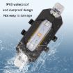 Motorcycle Bicycle Charging Strobe Warning Tail Light - Red White Light - 4
